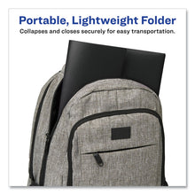 Load image into Gallery viewer, Slide and View Expanding File, 6 Sections, Hook/Loop Closure, Letter Size, Black

