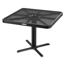 Load image into Gallery viewer, Outdoor Dining Set, Square, 36 x 36 x 36, Black Top, Black Base/Legs
