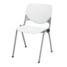 Load image into Gallery viewer, Pedestal Table with Four White Kool Series Chairs, Round, 36" Dia x 29h, Designer White
