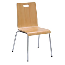 Load image into Gallery viewer, Pedestal Table with Four Natural Jive Series Chairs, Round, 36" Dia x 29h, Walnut
