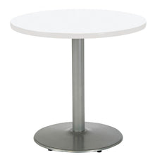 Load image into Gallery viewer, Pedestal Table with Four White Kool Series Chairs, Round, 36" Dia x 29h, Designer White
