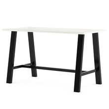 Load image into Gallery viewer, Midtown Dining Table with Four White Kool Series Chairs, 36 x 72 x 30, Designer White
