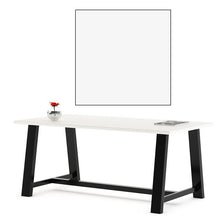 Load image into Gallery viewer, Midtown Dining Table with Four Periwinkle Kool Series Chairs, 36 x 72 x 30, Designer White
