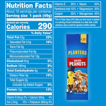 Load image into Gallery viewer, Salted Peanuts, 1.75 oz Pack, 18 Packets/Box, 2 Boxes/Carton
