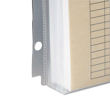 Load image into Gallery viewer, Poly Ring Binder Pockets, 9 x 11.5, Clear, 3/Pack
