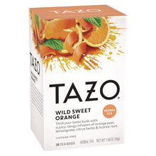 Load image into Gallery viewer, Tea Bags, Wild Sweet Orange, 20/Box, 6 Boxes/Carton
