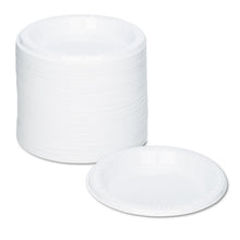 Load image into Gallery viewer, Plastic Dinnerware, Plates, 6" dia, White, 125/Pack
